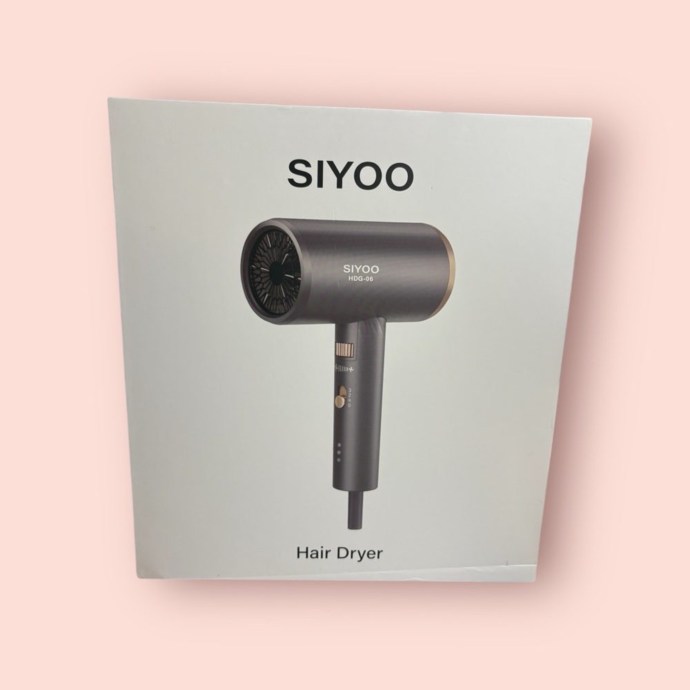 Hair Dryer - Black and Gold